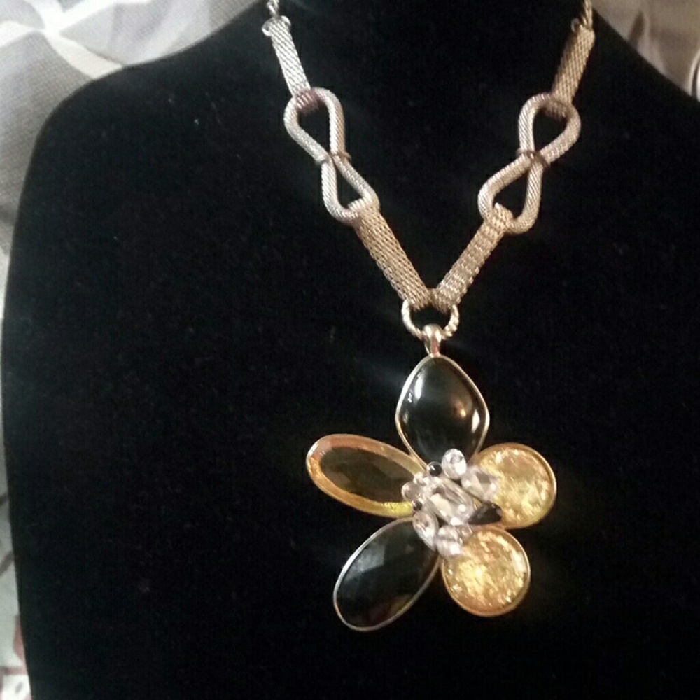 Large design statement necklace